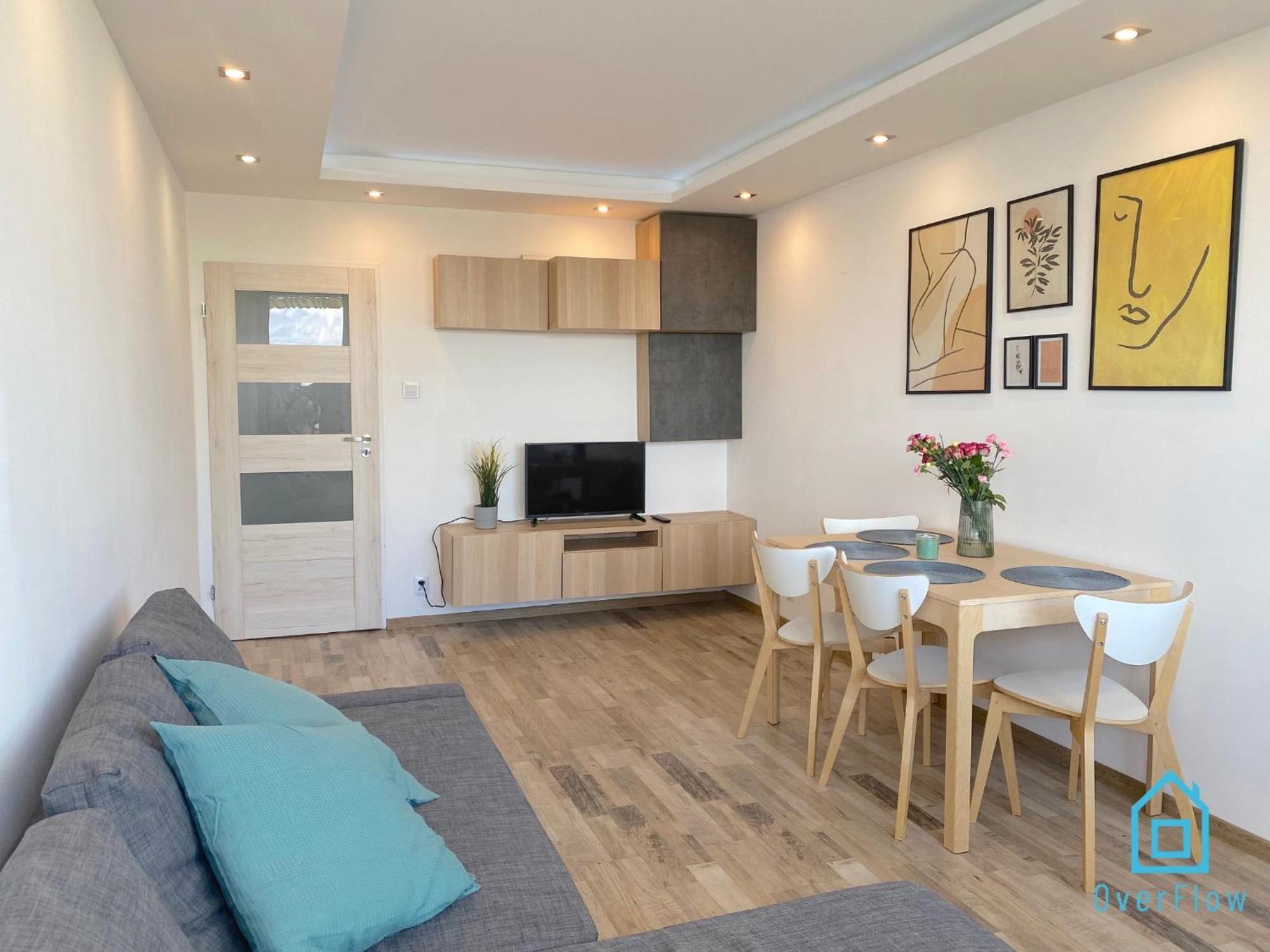 Wave Apartment With Amazing View- 2 Km To Baltic Sea Гданск Екстериор снимка